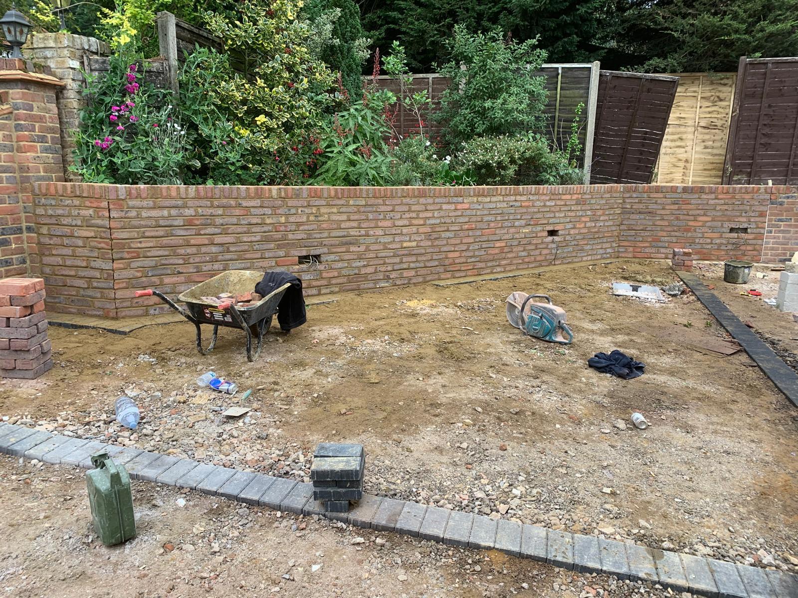 Garden Retaining Wall